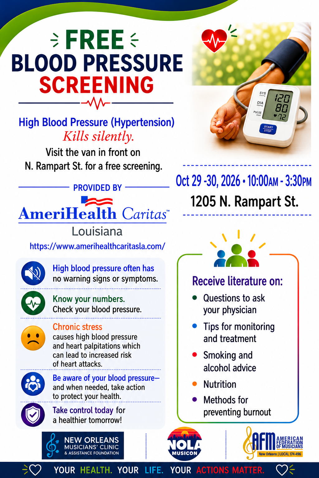 MusiCon Blood Presssure Flyer